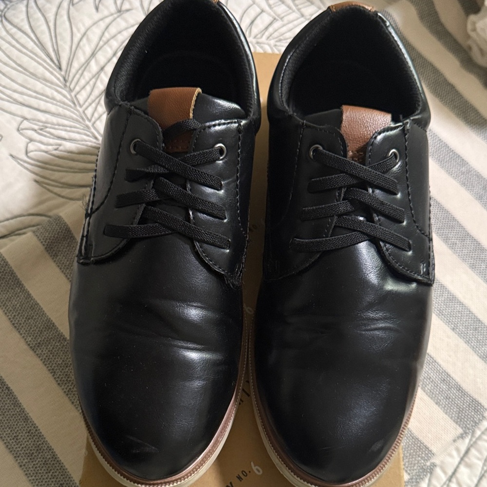 Boy’s Mix No. 6 Black Oxford Dress Shoes -GUC size 7 - Picture 2 of 13